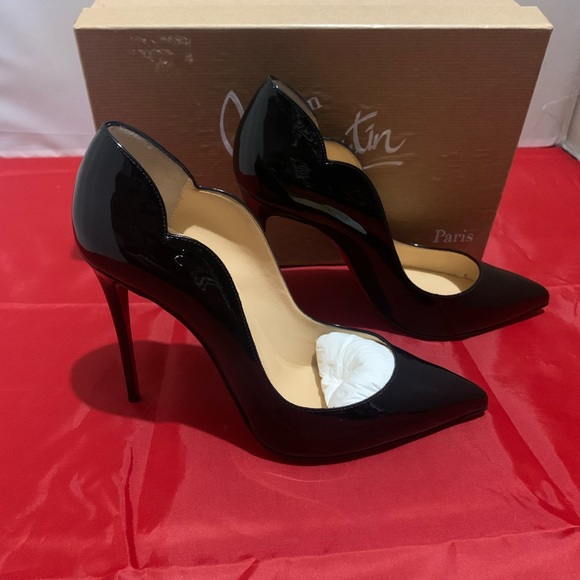 ChristianLouboutin Hot Chick stiletto Pump , Black  Size 38.5/7.5US - Picture 3 of 7